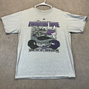 Winston-Salem Dash x Chicago White Sox 2011 T Shirt Men's Large Majestic BB&T